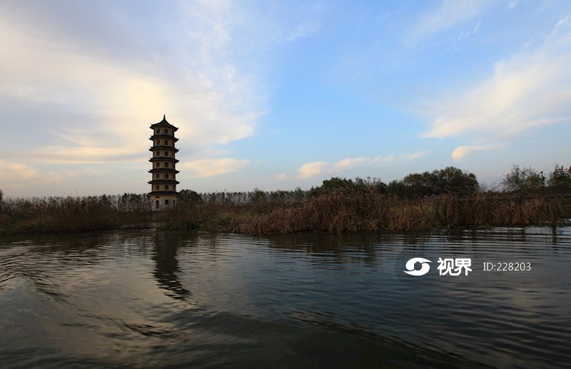 江蘇鹽城大縱湖風光