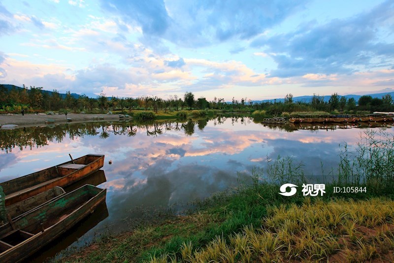 西昌邛海观鸟岛湿地公园梦里水乡