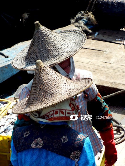 海南儋州妇女的草帽