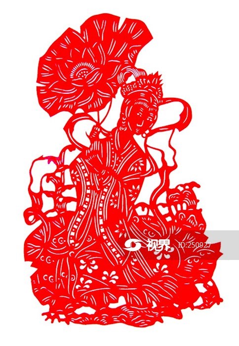 剪纸艺术何仙姑