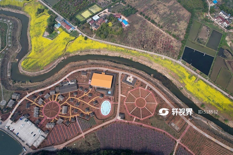 四川省内江市东兴区田家镇长江田园春色满园 图片 | 轩视界