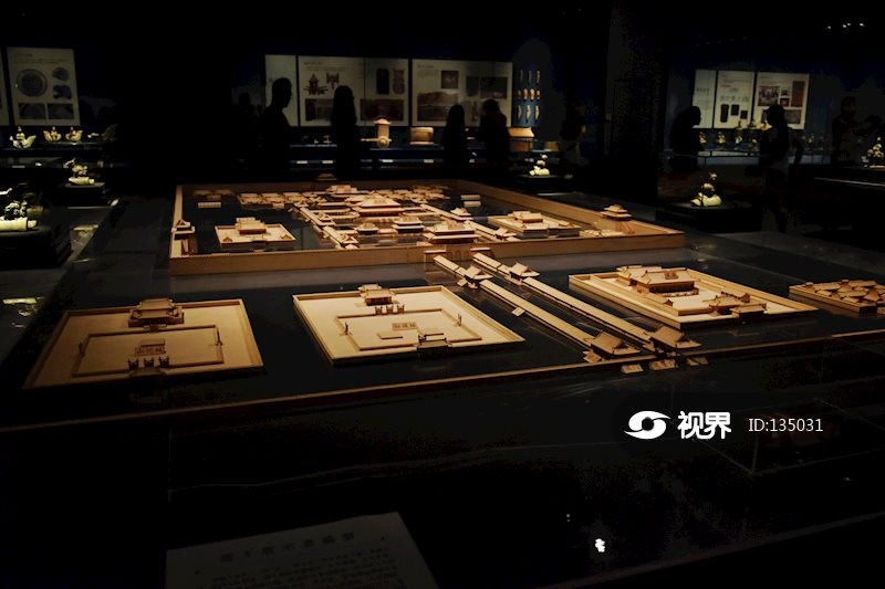 成都博物馆蜀王府示意模型