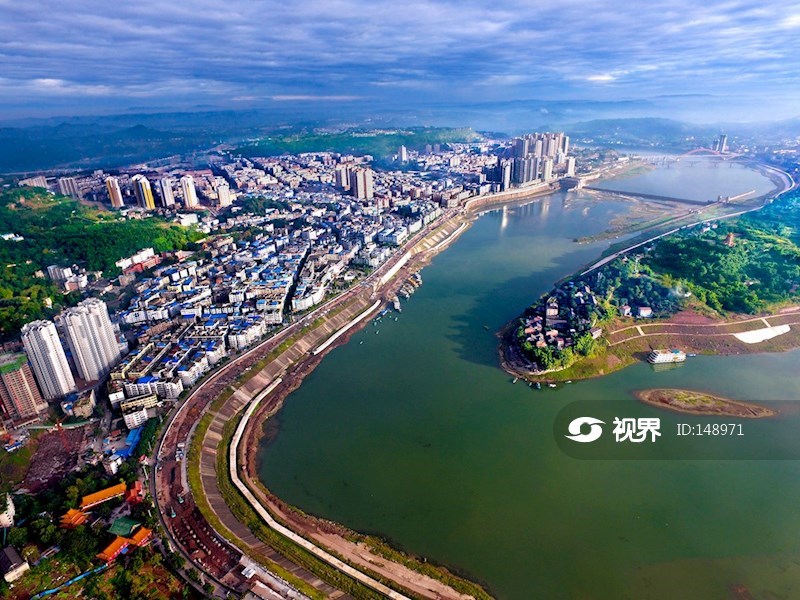 航拍广安城市新貌 图片 | 轩视界