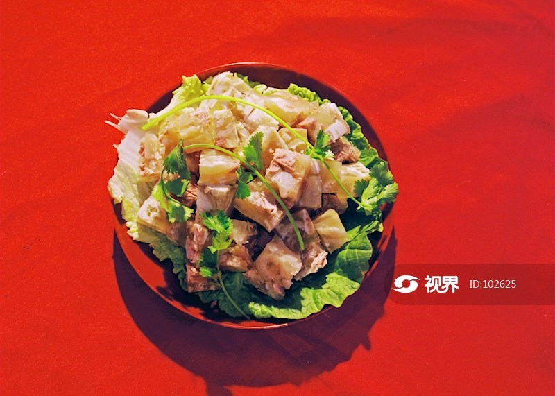 彝族美食——冻肉 图片 | 轩视界