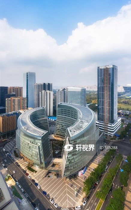成都高新创合中心建筑航拍图 图片 | 轩视界