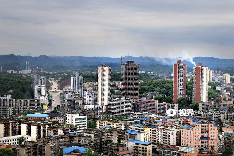 泸州纳溪区城市全景