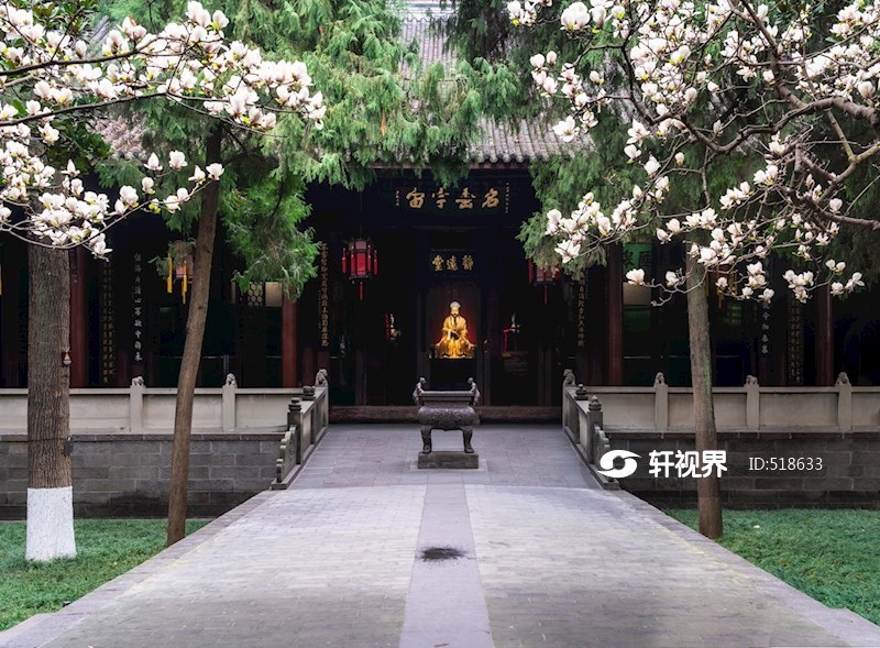四川成都武侯祠博物馆春季风光 图片 | 轩视界