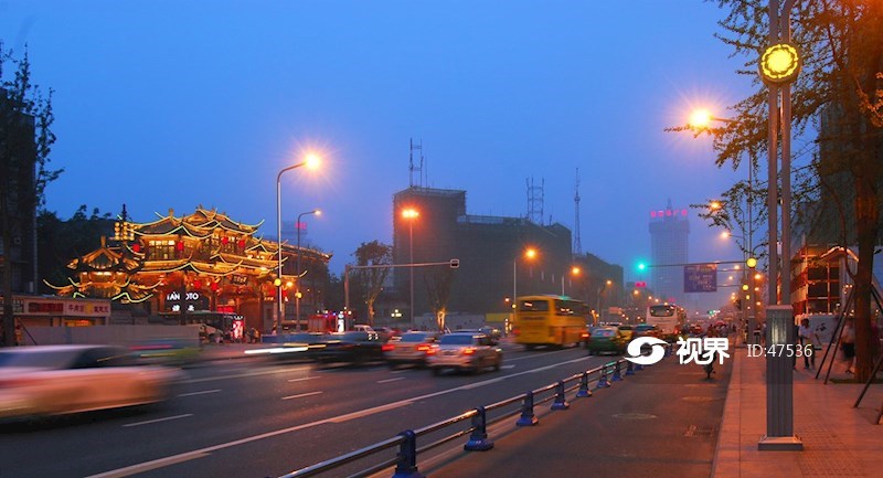 成都通惠门路夜景