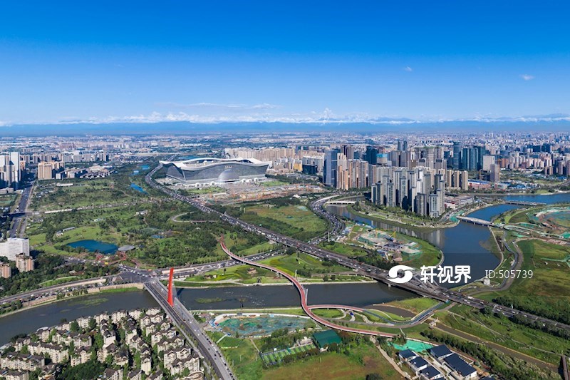 成都高新区中和湿地公园航拍 图片 | 轩视界