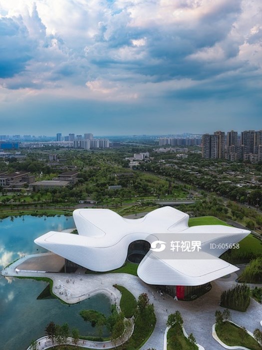 成都天府艺术公园天府美术馆航拍图 图片 | 轩视界