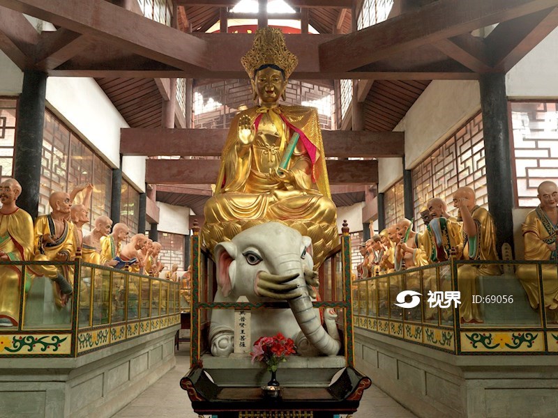乐山乌尤寺——罗汉堂 图片 轩视界