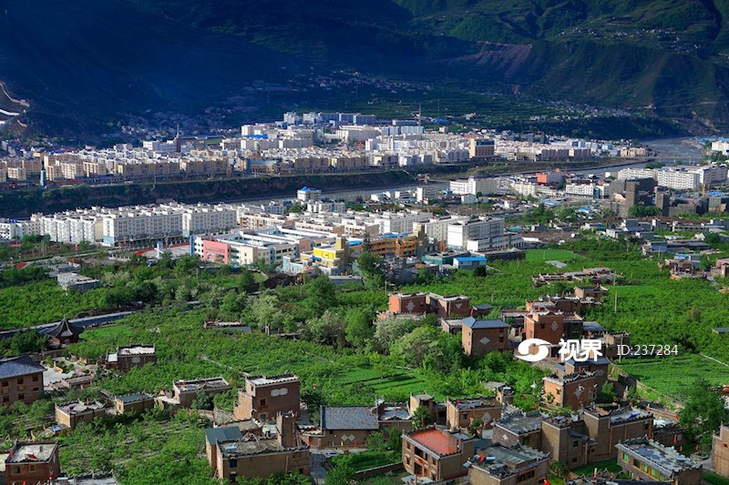 茂县新城全景