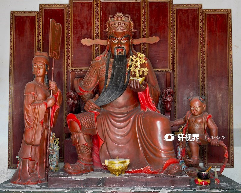 许昌关帝庙中的关羽像 图片 | 轩视界