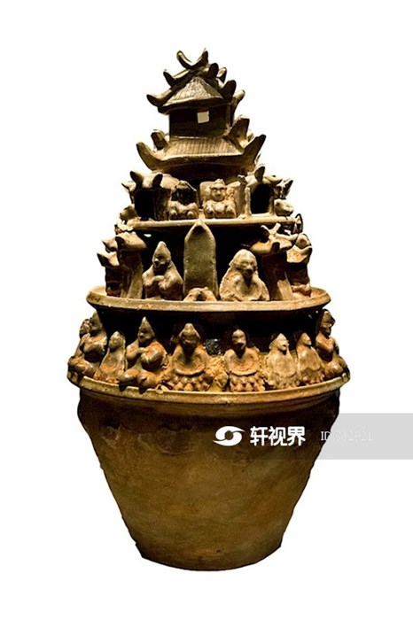 青瓷魂瓶 西晋（265年316年） 图片 轩视界