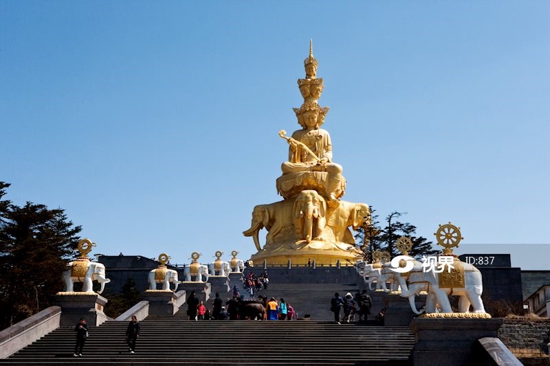 峨眉山金顶十面佛