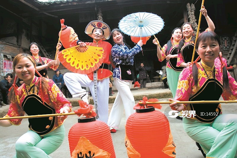 四川雅安芦山县芦山花灯