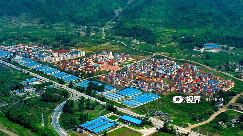 512地震灾后重建的通济镇安置点
