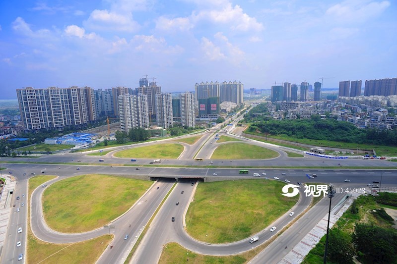 成都天府大道南延线立交桥