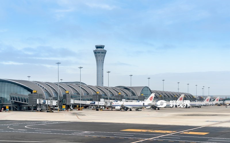 成都市双流国际机场外观图 图片 轩视界