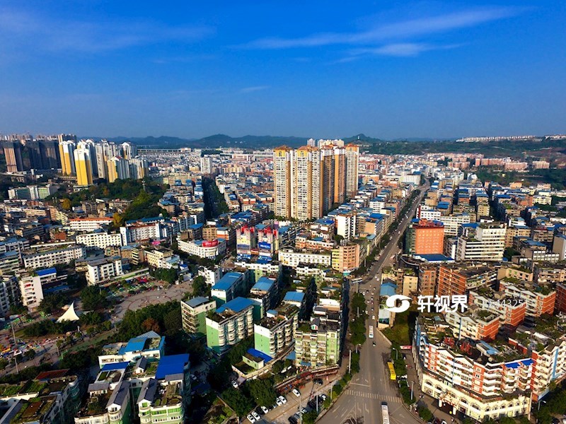 广安区城市新貌