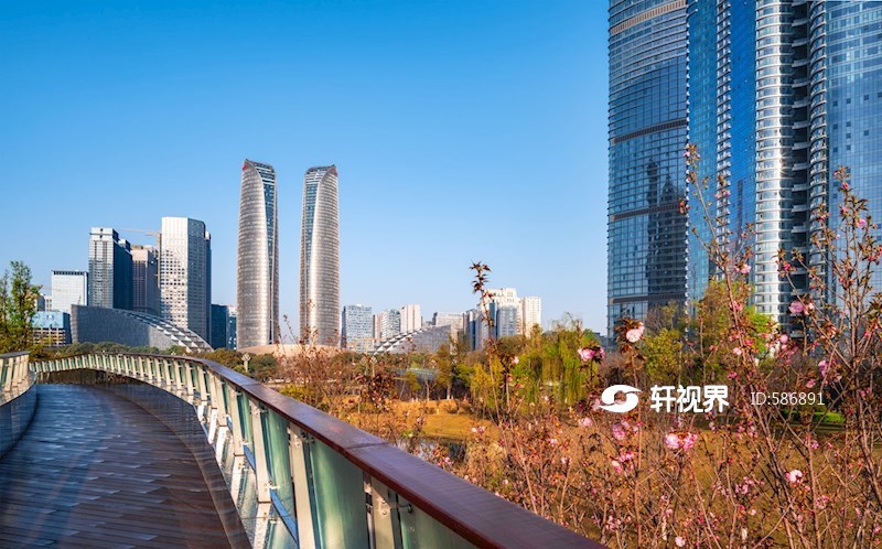 成都金融城交子公园建筑风光 图片 | 轩视界