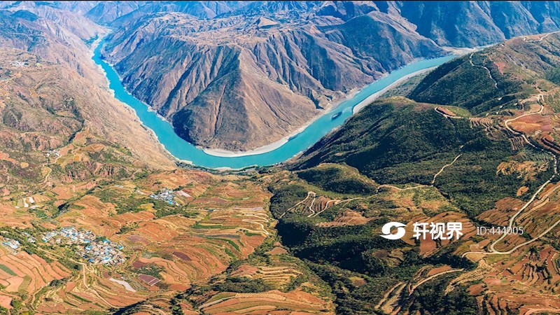 航拍攀枝花金沙江大峡谷 图片 | 轩视界