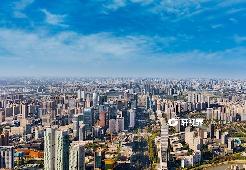 四川省成都市高新区人民南路南延线天府大道航拍图 图片 | 轩视界