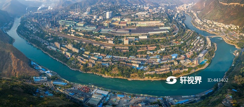 航拍攀枝花市弄弄坪攀钢公司全景 图片 | 轩视界