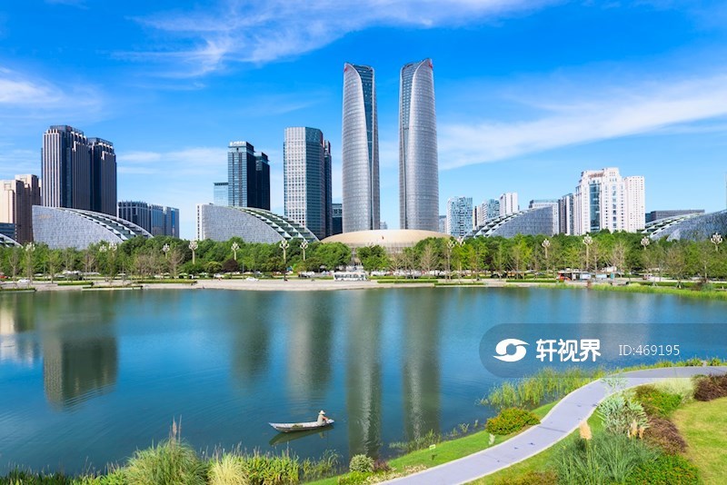 成都高新区金融城交子公园建筑风光 图片 | 轩视界