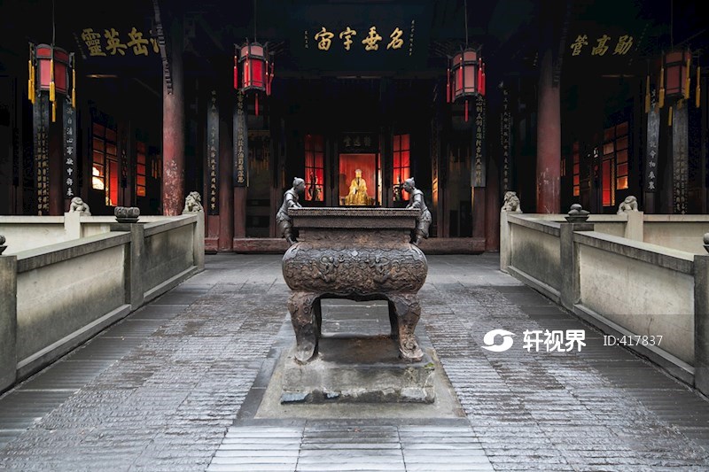 成都武侯祠博物馆诸葛亮殿 图片 轩视界