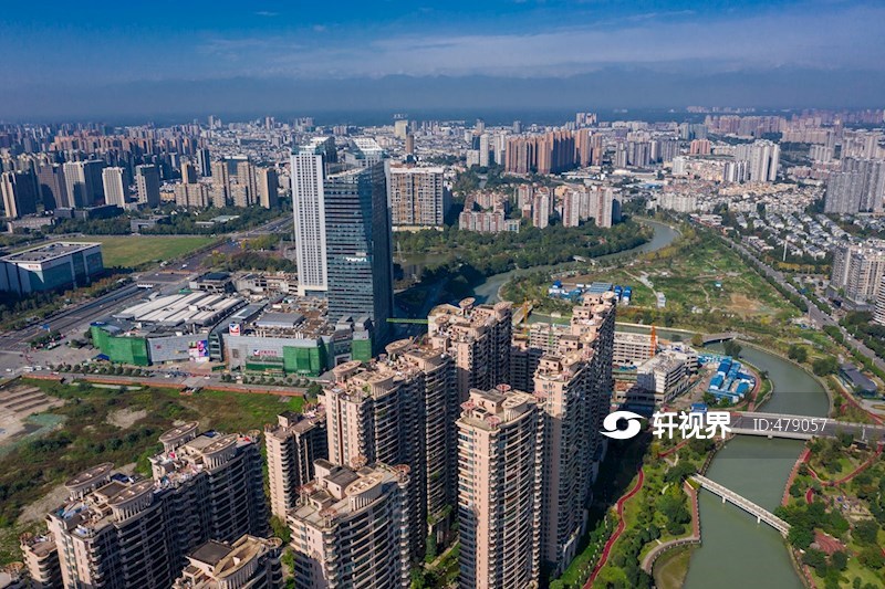 航拍温江城市风光 图片 | 轩视界