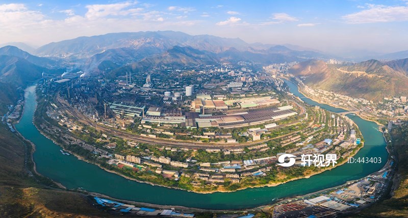 航拍攀枝花市弄弄坪攀钢公司全景 图片 | 轩视界