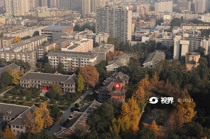 四川大学华西校区全景 图片 | 轩视界