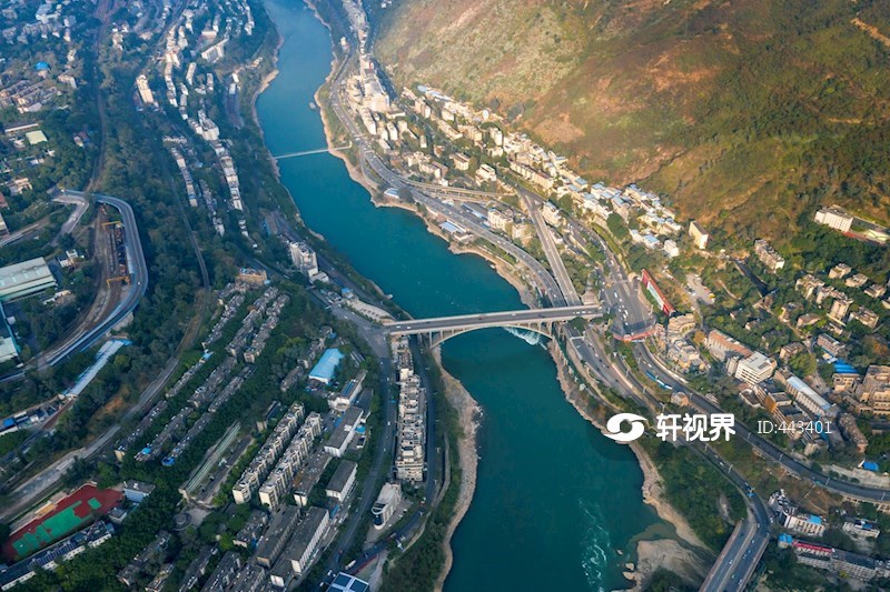 航拍攀枝花市渡口金沙江大桥（02号） 图片 | 轩视界