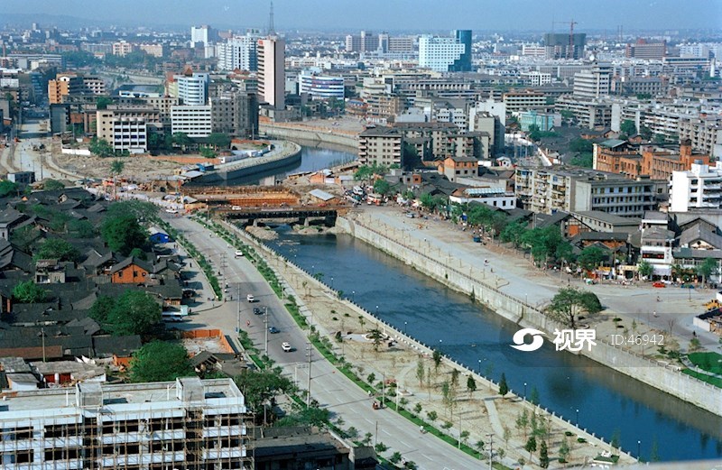 建设中的成都东门大桥