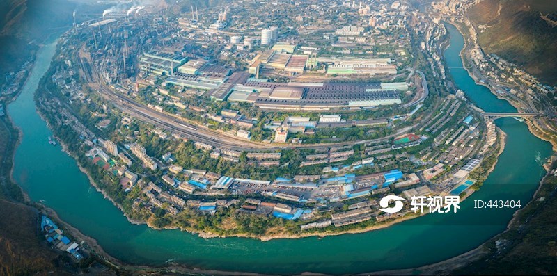 航拍攀枝花市弄弄坪攀钢公司全景 图片 | 轩视界