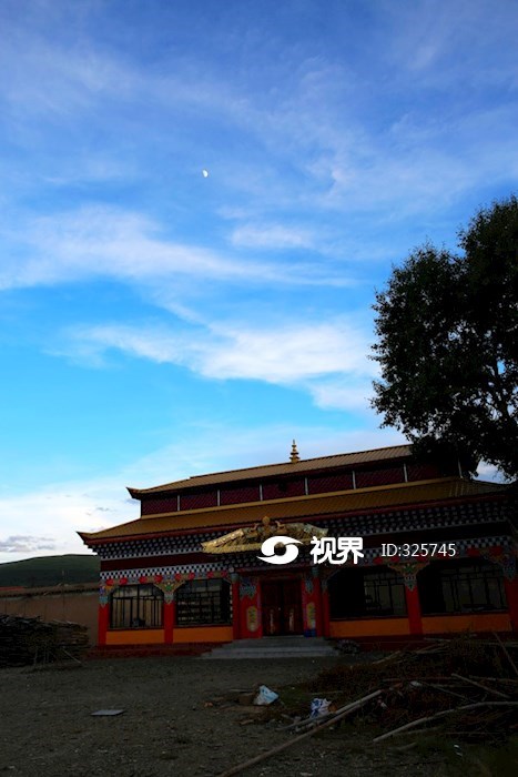 阿坝县觉囊派赛格寺建筑艺术