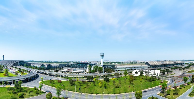 四川省成都市双流国际机场航站楼全景图 图片 轩视界 