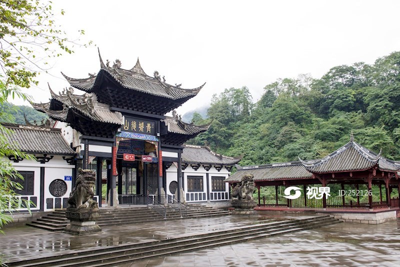 四川青城后山山门