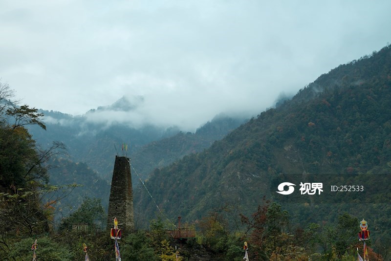 汶川三江生態旅遊區彩林