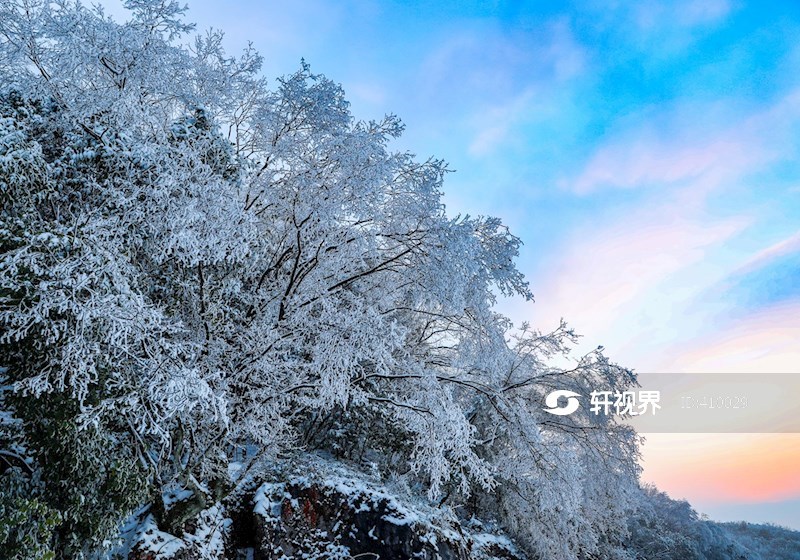 華鎣山雪景