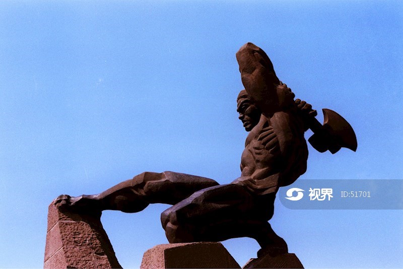 雕塑五丁开山陈先敏id508801