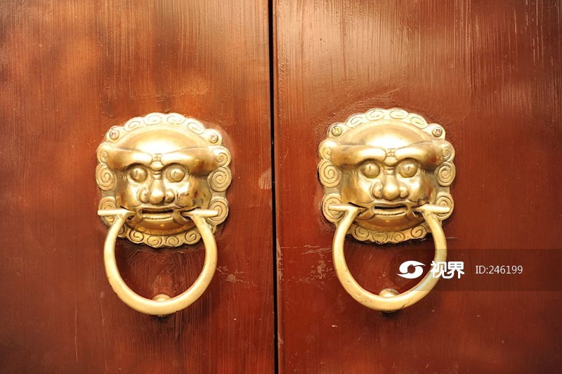 古代兽头铺首门环拉手 图片 | 轩视界