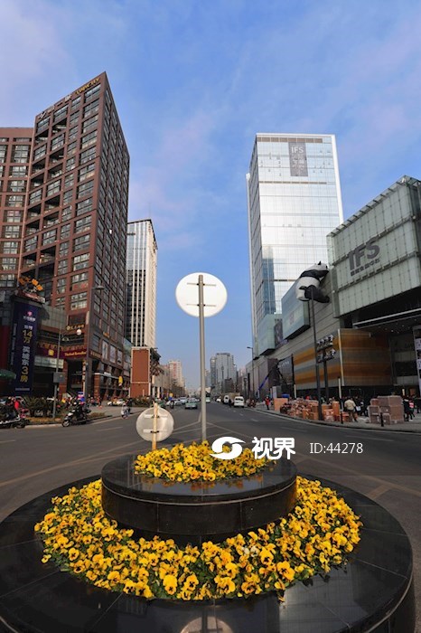 成都红星路三段街景