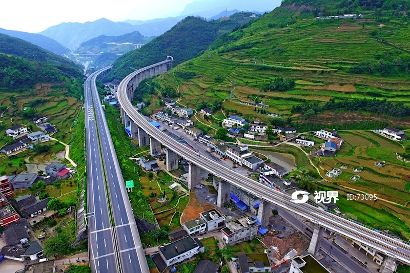 厦蓉高速沿途风景图片