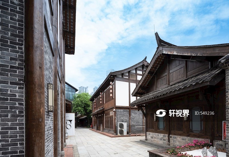 成都兰桂坊商业街建筑风光 图片 | 轩视界