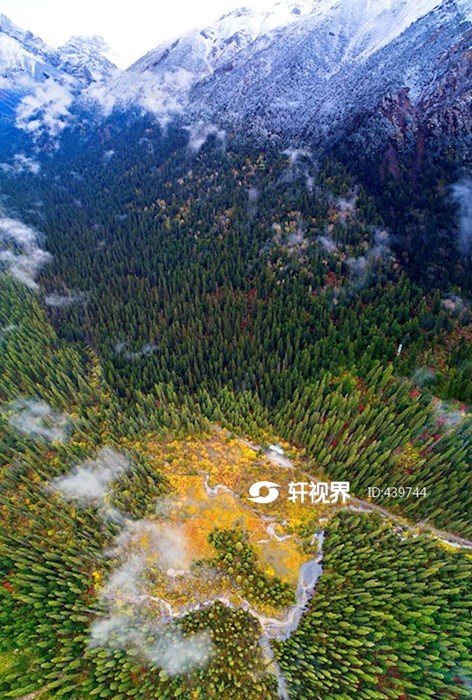 绵阳市平武县王朗自然保护区秋色