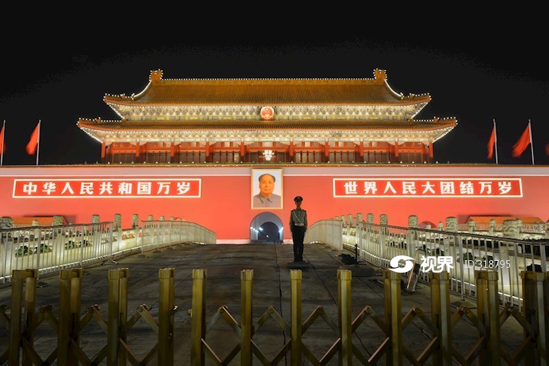 天安门的武警 图片 | 轩视界