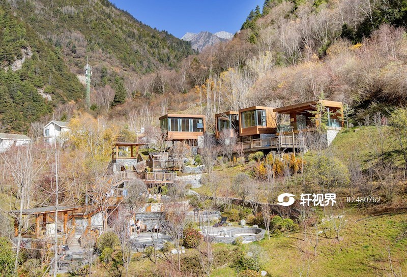 四川理县：古尔沟温泉小镇秀美风光 图片 | 轩视界