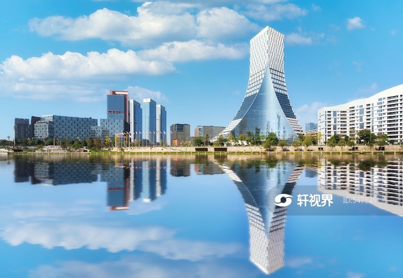成都锦江畔欧洲中心周边建筑风光 图片 | 轩视界